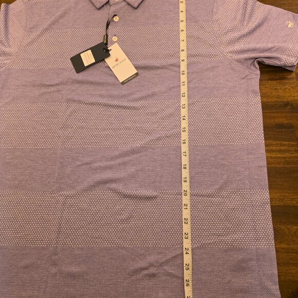 Michel Rouen Men's Performance Polo Shirt Heather Stretch Golf MRPS034 NWT - Picture 3 of 5